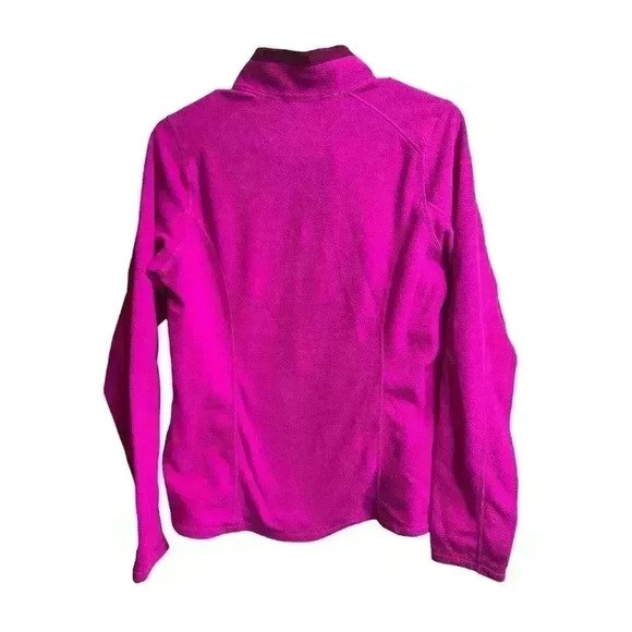 The North Face Quarter Zip Pullover Blouse Jacket Purple Medium - Picture 7 of 7